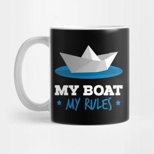 My Boat is my Rules Captain Sailor Mug